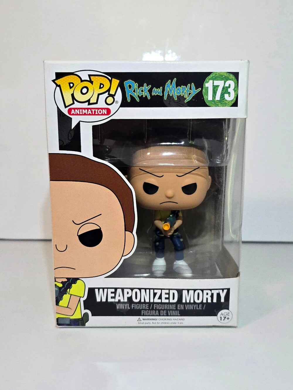 Weaponized Morty Funko Pop! #173 Rick And Morty Television Collectible Figure